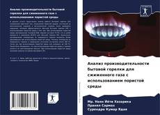 Portada del libro de Анализ производительности бытовой горелки для сжиженного газа с использованием пористой среды