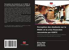 Portada del libro de Perception des étudiants sur le MOOC et la crise financière rencontrée par KSRTC