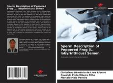 Buchcover von Sperm Description of Peppered Frog (L. labyrinthicus) Semen
