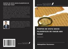 Buchcover von PUNTOS DE VISTA SOCIO-FILOSÓFICOS DE YAKUB ABU YUSUF
