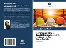 Buchcover von Einführung eines Qualitätsmanagement-systems in der Bauindustrie