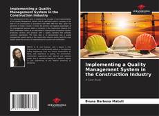 Portada del libro de Implementing a Quality Management System in the Construction Industry