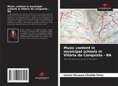 Capa do livro de Music content in municipal schools in Vitória da Conquista - BA 
