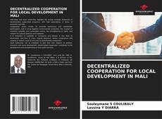 DECENTRALIZED COOPERATION FOR LOCAL DEVELOPMENT IN MALI的封面