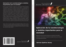 Buchcover von Aplicación de la nanotecnología a ámbitos importantes para la sociedad