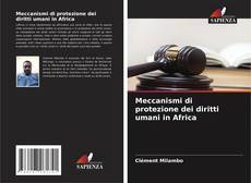 Capa do livro de Meccanismi di protezione dei diritti umani in Africa 