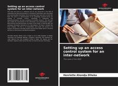 Buchcover von Setting up an access control system for an inter-network