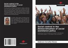 Social control in the democratisation of social assistance policy kitap kapağı
