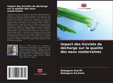 Borítókép a  Impact des lixiviats de décharge sur la qualité des eaux souterraines - hoz