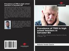 Buchcover von Prevalence of TMD in high school teachers in Salvador-BA