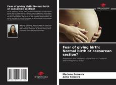 Portada del libro de Fear of giving birth: Normal birth or caesarean section?