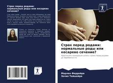 Обложка Страх перед родами: нормальные роды или кесарево сечение?