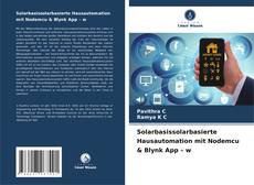 Capa do livro de Solarbasissolarbasierte Hausautomation mit Nodemcu & Blynk App – w 