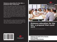 Capa do livro de Distance education for the EJA, a proposal that could work 