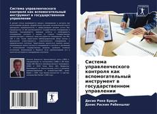 Buchcover von Система управленческого контроля как вспомогательный инструмент в государственном управлении