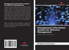 Management Information System for Effective Management kitap kapağı