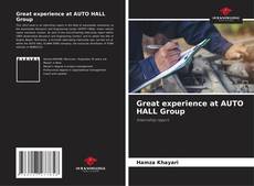 Capa do livro de Great experience at AUTO HALL Group 