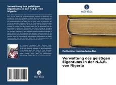 Capa do livro de Verwaltung des geistigen Eigentums in der N.A.R. von Nigeria 