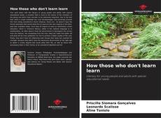 Buchcover von How those who don't learn learn