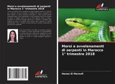 Buchcover von Morsi e avvelenamenti di serpenti in Marocco 1° trimestre 2018