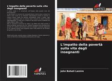 Buchcover von L'impatto della povertà sulla vita degli insegnanti
