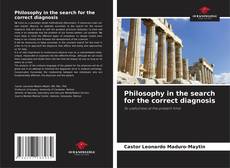 Philosophy in the search for the correct diagnosis kitap kapağı