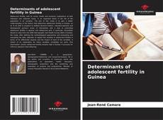Couverture de Determinants of adolescent fertility in Guinea