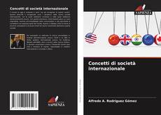 Buchcover von Concetti di società internazionale