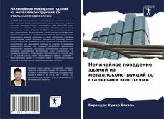 Portada del libro de Нелинейное поведение зданий из металлоконструкций со стальными консолями