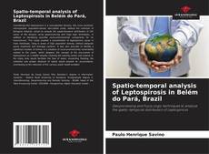 Portada del libro de Spatio-temporal analysis of Leptospirosis in Belém do Pará, Brazil