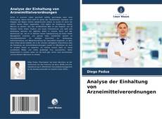 Buchcover von Analyse der Einhaltung von Arzneimittelverordnungen