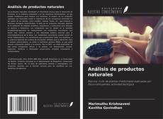 Couverture de Análisis de productos naturales