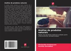 Buchcover von Análise de produtos naturais