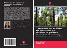 Capa do livro de Taxonomia das espécies de nemátodos da madeira do pinheiro 