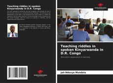 Buchcover von Teaching riddles in spoken Kinyarwanda in D.R. Congo