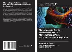 Copertina di Metodología De La Enseñanza De Las Matemáticas Para Estudiantes De Posgrado