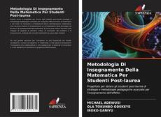 Metodologia Di Insegnamento Della Matematica Per Studenti Post-laurea kitap kapağı