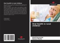 Capa do livro de Oral health in rural children 