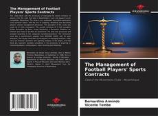 Buchcover von The Management of Football Players' Sports Contracts