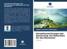 Bookcover of Umweltauswirkungen der Gewinnung von Naturstein für das Bauwesen