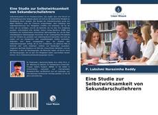 Couverture de Eine Studie zur Selbstwirksamkeit von Sekundarschullehrern