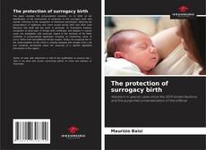 Portada del libro de The protection of surrogacy birth