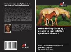 Capa do livro de Immunoterapia con IgY aviarie in topi infettati sperimentalmente 