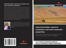 Portada del libro de Characterization, general evaluation and some hydraulic properties