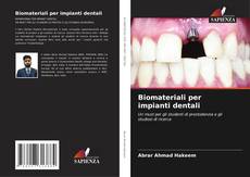 Buchcover von Biomateriali per impianti dentali