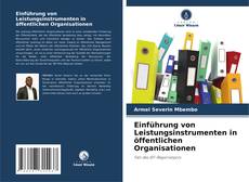 Einführung von Leistungsinstrumenten in öffentlichen Organisationen kitap kapağı
