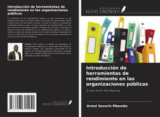 Buchcover von Introducción de herramientas de rendimiento en las organizaciones públicas