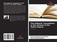 Copertina di The Subjects' Conceptions in the Context of the Maths Degree