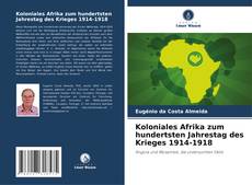 Koloniales Afrika zum hundertsten Jahrestag des Krieges 1914-1918 kitap kapağı