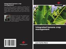 Integrated banana crop management kitap kapağı